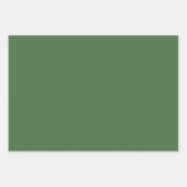 アーティチョーク無地のグリーン（色） ラッピングペーパーシート (正面3)