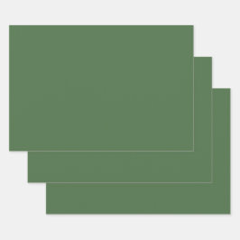 アーティチョーク無地のグリーン（色） ラッピングペーパーシート