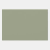 アーティチョーク無地の（色） ラッピングペーパーシート (正面2)