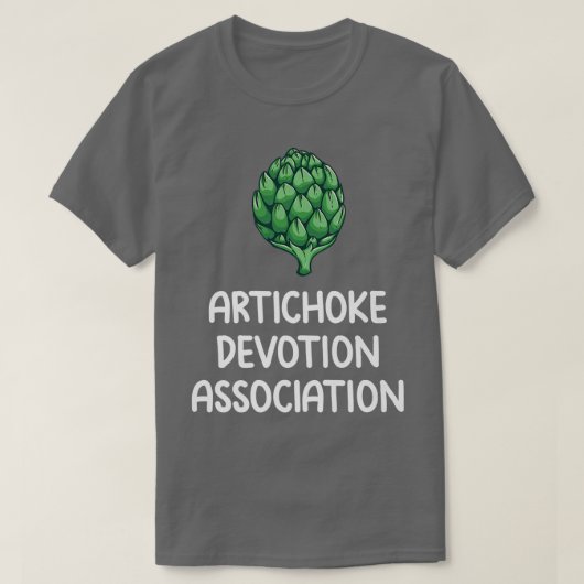 アーティチョーク献身協会ラブエス食べタ Tシャツ (デザイン正面)