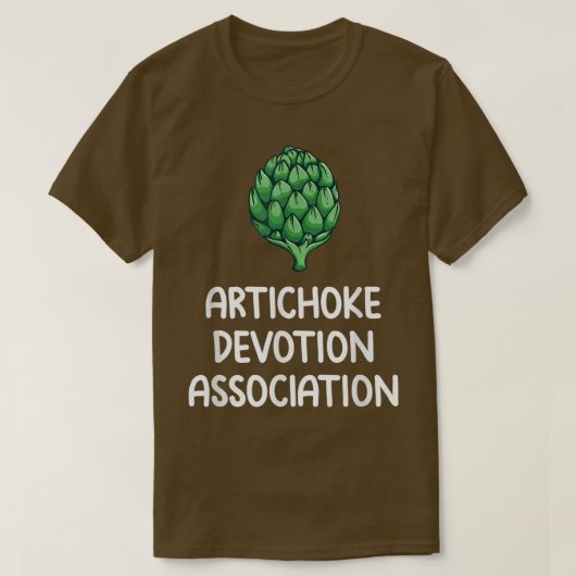 アーティチョーク献身協会ラブエス食べタ Tシャツ (デザイン正面)