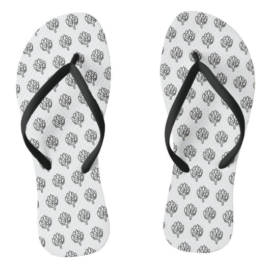 アーティチョーク野菜のグローブ·アーティチョークは食用花 ビーチサンダル (ソール)