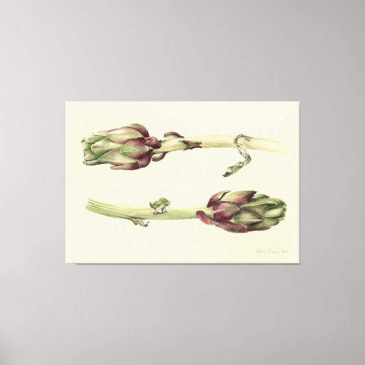 アーティチョーク2005 キャンバスプリント (正面)