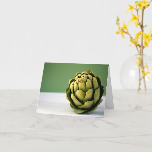 アーティチョーク カード (黄色い花)