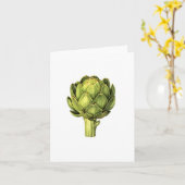 アーティチョーク カード (黄色い花)