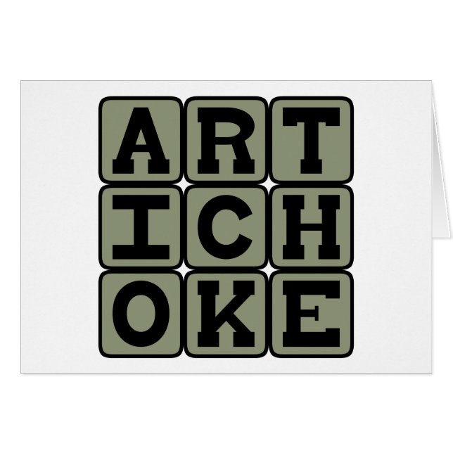 アーティチョーク、家宝の野菜 (正面横)