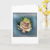 アーティチョーク#2 カード (黄色い花)