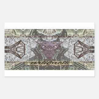 アーティファクトのマスクされたガイド 長方形シール