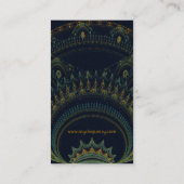 アーティファクト抽象芸術アート 名刺 (裏面)