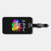 アーテッドアーテおもしろいィスト ラゲッジタグ (裏面横)