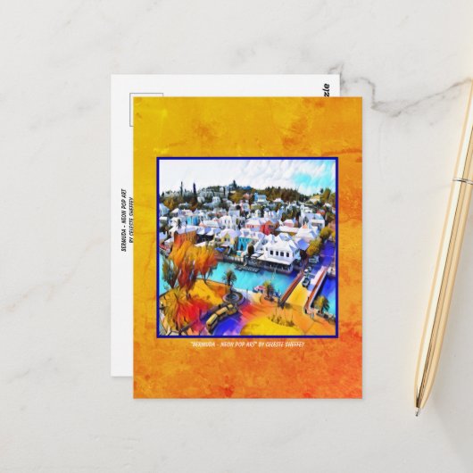 アーテポップ・アートのルバミューダ ポストカード (正面/裏面インサイチュ)