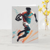 アーテポップ・アートのル・ヨーロッパサッカー父の日 カード (黄色い花)