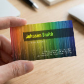 アーテ素晴らしィスト – レインボースタイリッシュカラー 名刺