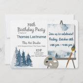 アーテ絵を描ルイーゼル誕生日パーティー 招待状 (正面)