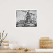 アーデンの近くの風車で火と戦う ポスター (キッチン)