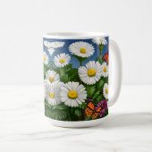 アートおもしろいデイジー コーヒーマグカップ (正面右)