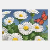 アートおもしろいデイジー ラッピングペーパーシート (正面2)