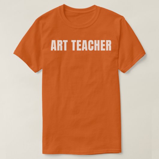 アートおもしろい先生役職名職業誕生日ギ Tシャツ (デザイン正面)