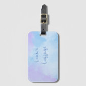 アートかわいらしパターン ラゲッジタグ (正面縦)