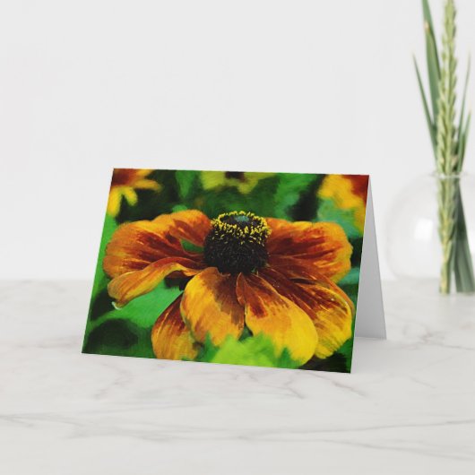 アートかわいらしWildflowers Art Note Card カード (正面)