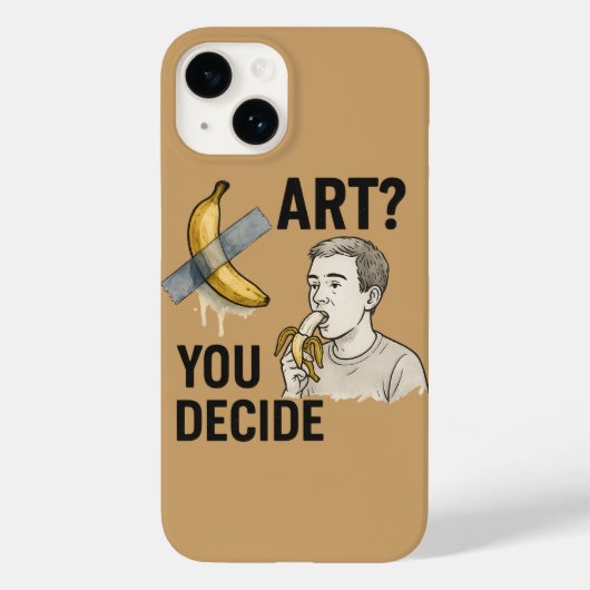 アートかスナック?バナナ論争 Case-Mate iPhoneケース (裏面)