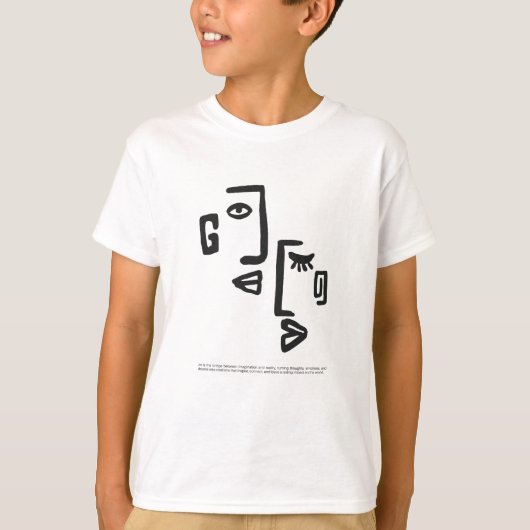 アートがつなぐ Tシャツ (正面)