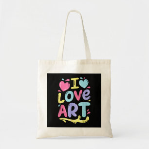 アートが好きなアーティストのためのカラフルな絵画ギフト トートバッグ
