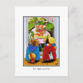 アートが好きな猫パーソナライズされた|過去記事 ポストカード (正面)