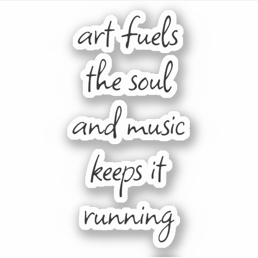 アートが魂のカスタム消しビニールのシールを燃やす シール (正面)