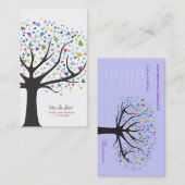 アートでユニークな木の名刺の芸術デザイナー 名刺 (正面/裏面)