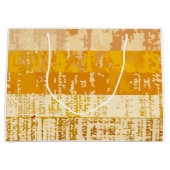 アートで抽象的なスタイル ラージペーパーバッグ (正面)