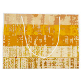 アートで抽象的なスタイル ラージペーパーバッグ (裏面)