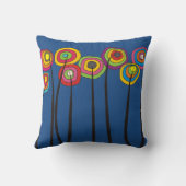 アートで退職したなナースの詩の枕濃紺 クッション (裏面)