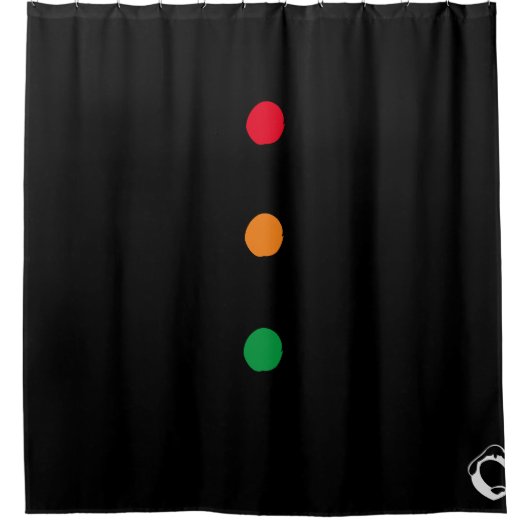 アートとデザインシャワーカーテン シャワーカーテン (正面)