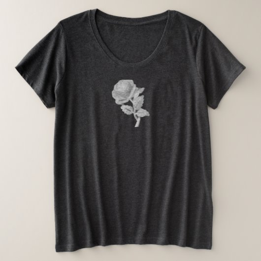 アートとデザイン レディース プラスサイズTシャツ (デザイン正面)
