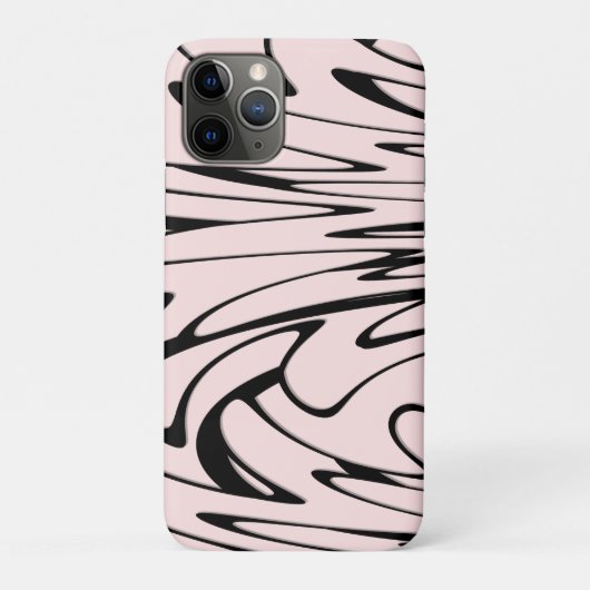 アートとブラック考えとピンクの出会い Case-Mate iPhoneケース (裏)