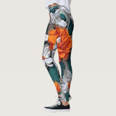 アートと心地よいが受け入れる場所：Etherealの開花 レギンス (左)