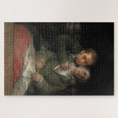 アートと思いやりの心 – ゴーヤの親密な自画像 ジグソーパズル (横)