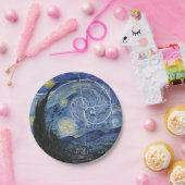  アートと数学の出会い，ヴァン・ゴッホとフィボナッチの切り札 ペーパープレート (パーティー)