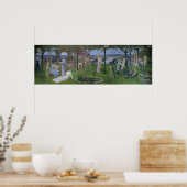 アートと自然の間， 1890 ポスター (キッチン)