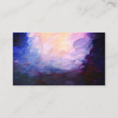 アートなオリジナル抽象画ビジネスカード 名刺 (裏面)