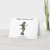 アートなクリスマスカード シーズンカード (裏面)