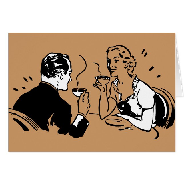 アートなコーヒー日付 (正面横)