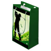 アートなゴルフプレーヤー スモールペーパーバッグ (裏面アングル)