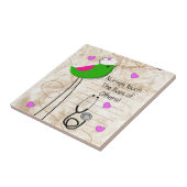 アートなナースの鳥 タイル (側面)