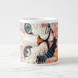 アートなネコ ジャンボコーヒーマグカップ