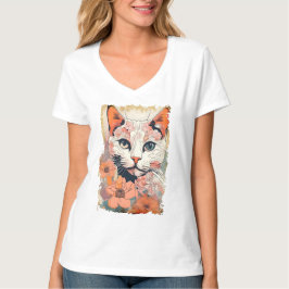 アートなネコ Tシャツ