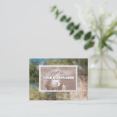 アートな写真フレームの名刺 名刺 (スタンド正面)