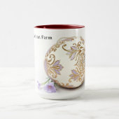 アートな卵モダンブランچ マグカップ (中央)