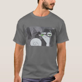 アートな泡立ったワイシャツ Tシャツ (正面)